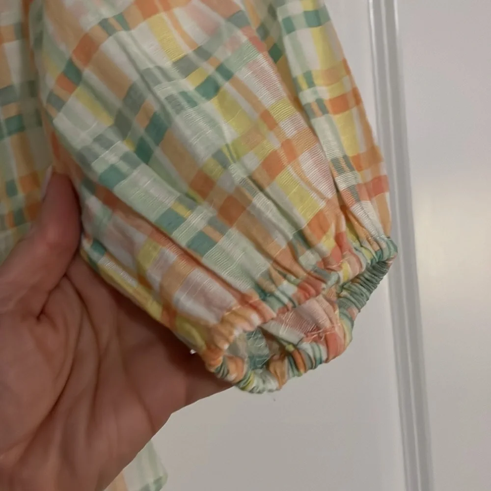 Lauren Conrad plaid blouse - Picture 2 of 4